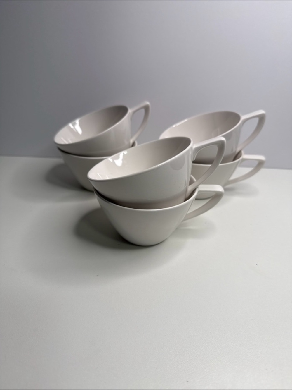 Set of 6 Nassau Ware Japan teacups no chips no cracks. So pretty vintage